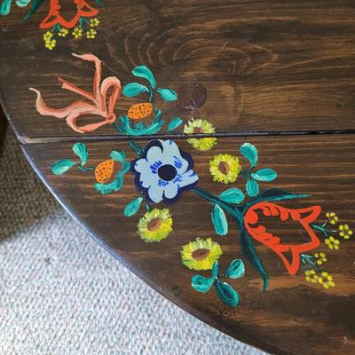 Handpainted Wooden Table (B3-CE)