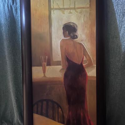 24" X 43" Painting of a Woman