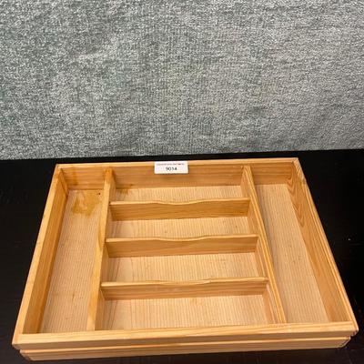 Wooden Silver Ware Caddy