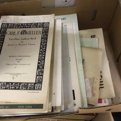 Lot of Music Sheets