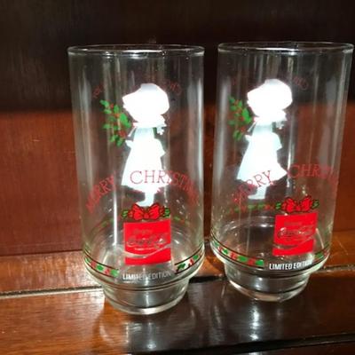 Vintage Christmas glasses