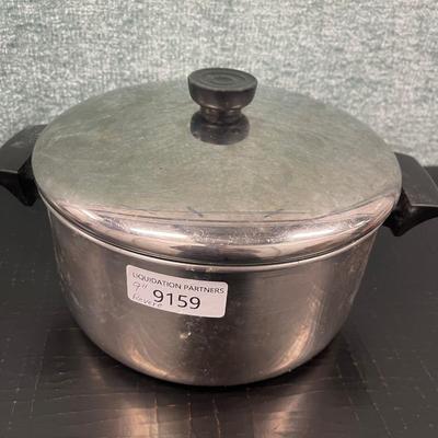 9" Revere Stainless Steel Pot w/Lid
