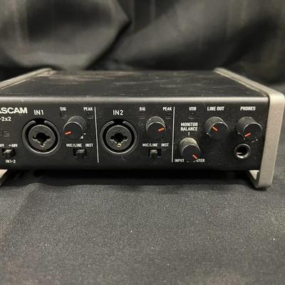 Tascam US-2x2 Two Channel USB Audio Midi Recording Interface