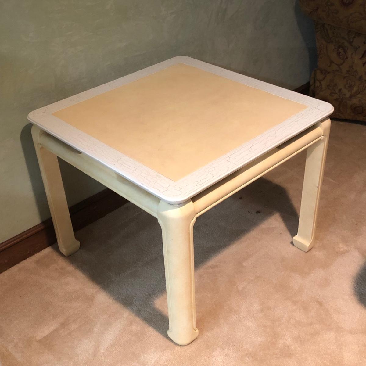 LOT 267M Vintage Lane Cream Side Table
