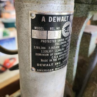 Vintage AMF DeWalt MBF 218 Radial Arm Saw