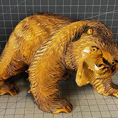 WOOD Carved Bear