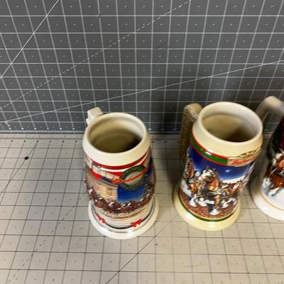 Budweiser Collection of Mugs  (3)