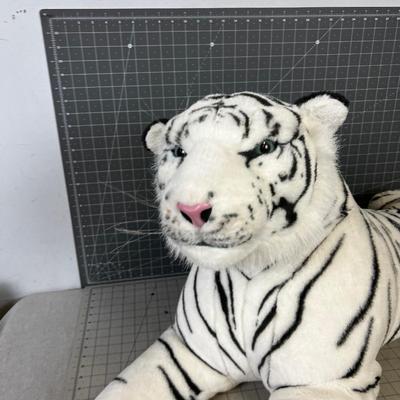 LARGE Life Size - White Tiger, RARE! 