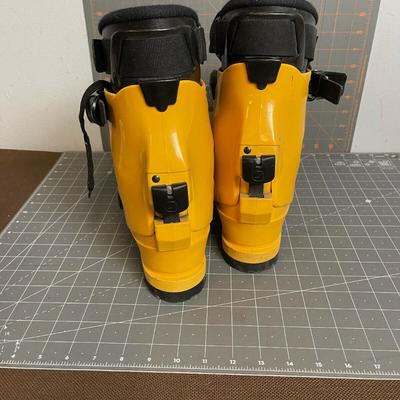  SCARPA Boots Yellow Men's 6/7SX Mountaineering Ice Climbing Alpine Telemark ~~