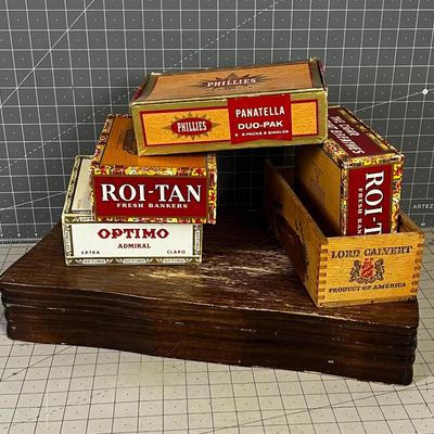 Boxes of Cigars, Whiskey and Silverware - Pure Treasure! 