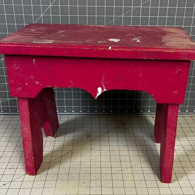 Cute Little Red Stool 