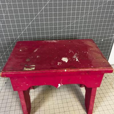 Cute Little Red Stool 