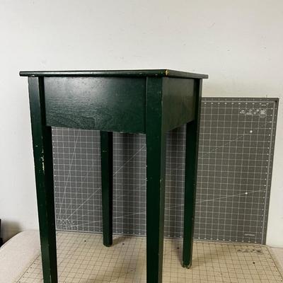 Green Side Table Shaker Style 