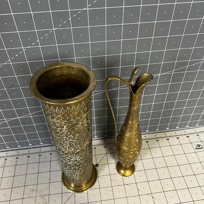 Brass DÃ©cor' Vase & Ewer