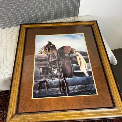 EXTRA LARGE TRAIL END, By David R. Stoecklein Framed and Matted