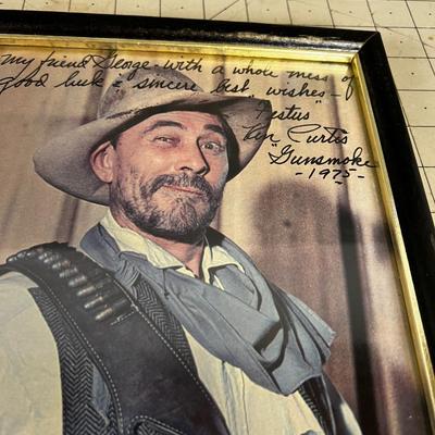 Autograph of KEN CURTIS From Gun Smoke, Festus 