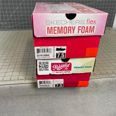 2 Pair of Skechers Memory FOAM NEW Mary Janes 
