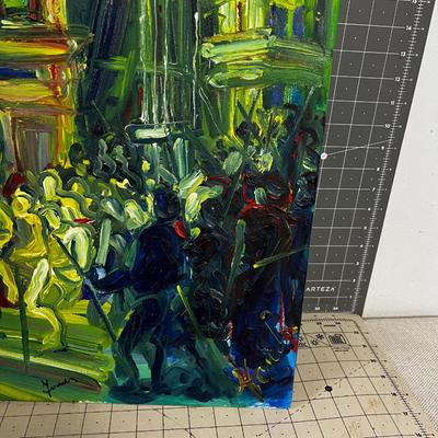 Modern Art Oil Painting, artist Sighned