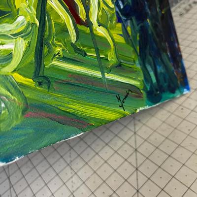 Modern Art Oil Painting, artist Sighned