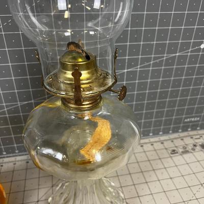 2 Vintage Kerosene Lamps