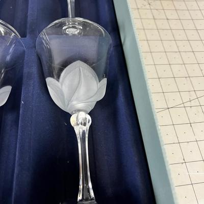 J. G. Durand Crystal Wine Glass, Pattern Florence 