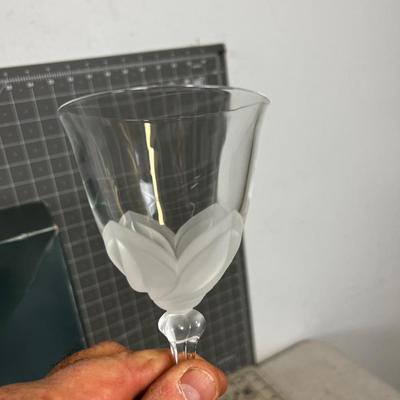 J. G. Durand Crystal Wine Glass, Pattern Florence 