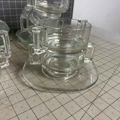 Clear Glass Soup Bowls 