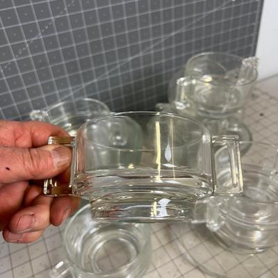 Clear Glass Soup Bowls 