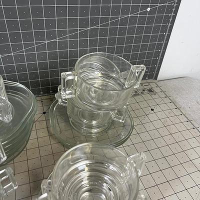 Clear Glass Soup Bowls 
