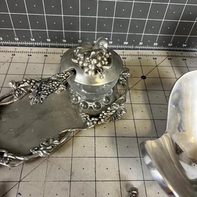 Jelly, Pewter Serving pieces
