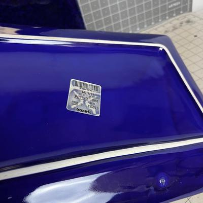 2 Rectangular Cobalt Blue 