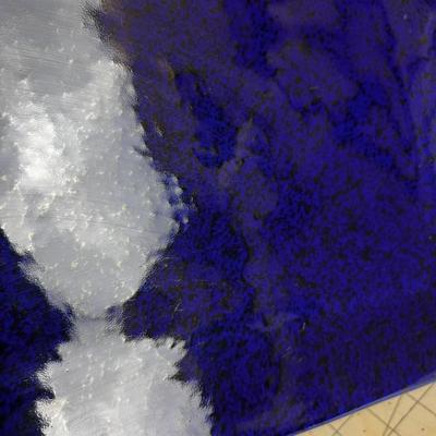 2 Rectangular Cobalt Blue 