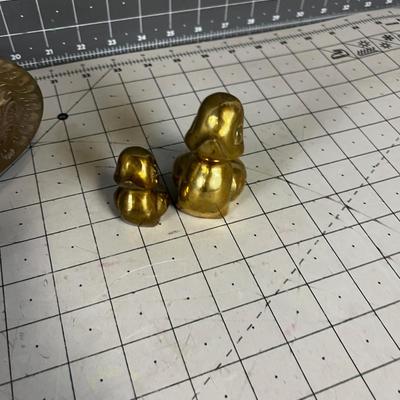BRASS: Ducks, Swans and Dish