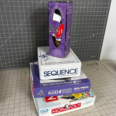 3 Games and a puzzle 