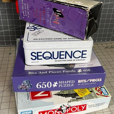 3 Games and a puzzle 