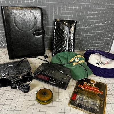Grab ALL: Hats, Solar Charger, Yoyo, Purse Etc.