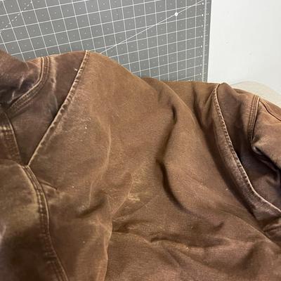 Carhart Coat BROWN LARGE Men's