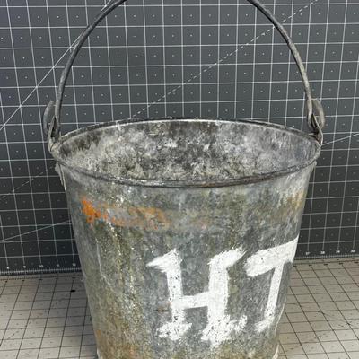 Galvanized Farm Bucket 