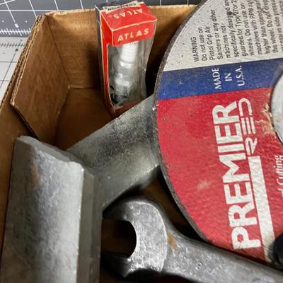 Garage Box: Hammer Wrenches, Hook, Parts & Pieces