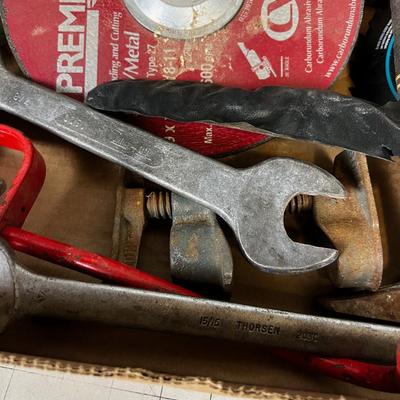 Garage Box: Hammer Wrenches, Hook, Parts & Pieces