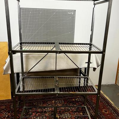 Origami Folding Storage RACK on WHEELS 