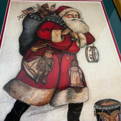 Santa Claus PRINT Framed 