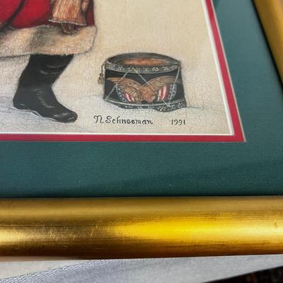 Santa Claus PRINT Framed 