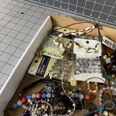 Tray of Bracelets with the biggest chunkiest Bracelet EVER! 