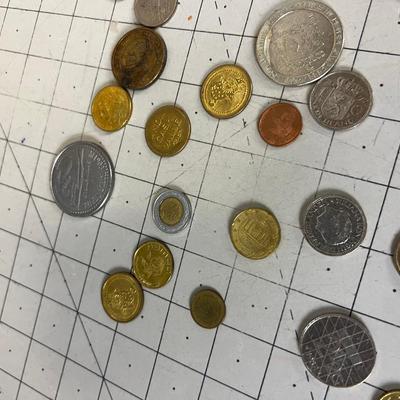 Foreign Coins and Tokens 