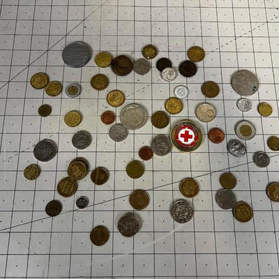 Foreign Coins and Tokens 