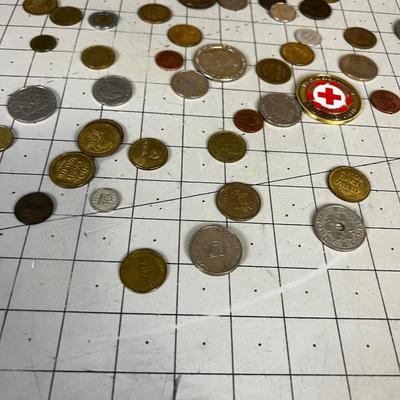 Foreign Coins and Tokens 
