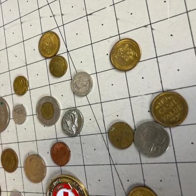 Foreign Coins and Tokens 