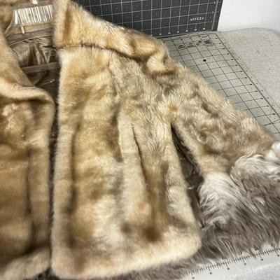 Vegan Fur Coat FAUX Vintage