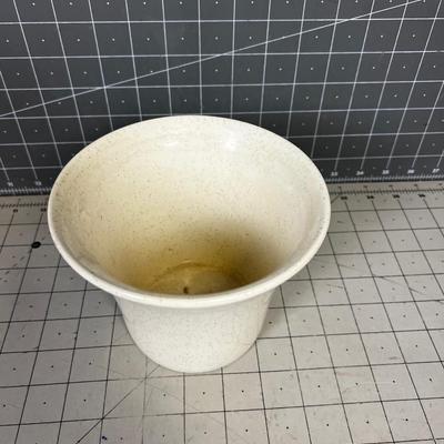 White BAUER Mid Century Pots Planter